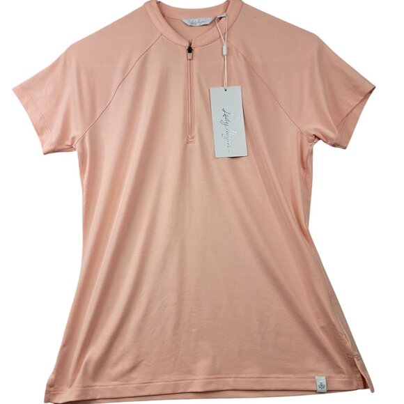 Lady Hagen XS Blushing Peach Sport Polo Golf Cooling Moisture Wicking UPF 50+ - Picture 1 of 9